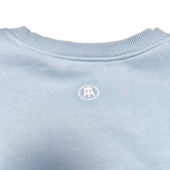 Barstool Sports | Women | Call Her Daddy I Am Unwell Sky Blue Sweatshirt | Large - Picture 10 of 12